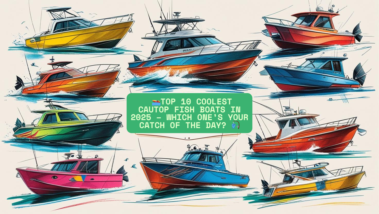 🚤Top 10 Coolest Cautop Fish Boats in 2025 – Which One’s YOUR Catch of the Day? 🎣