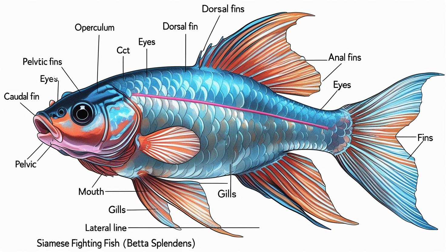 Anatomy of the Siamese Fighting Fish: A Comprehensive Guide to Betta Body Parts