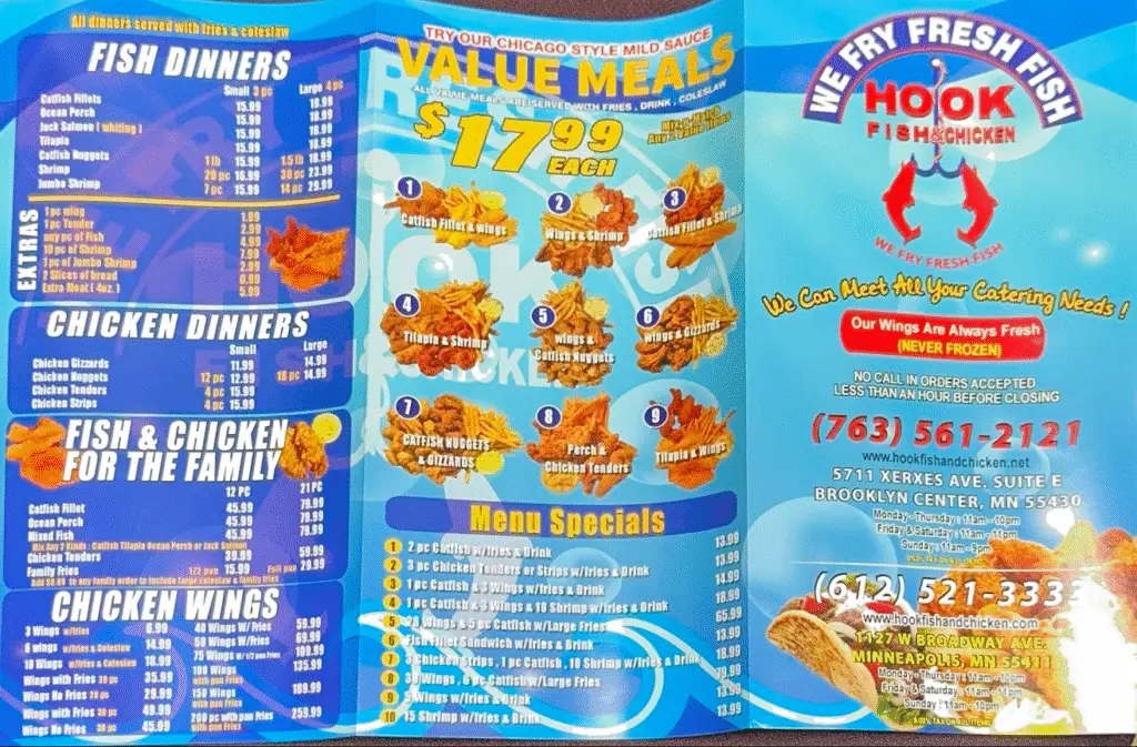 New Update: Hooks Fish and Chicken Menu 2025 3 Hooks Fish and Chicken Menu 2025