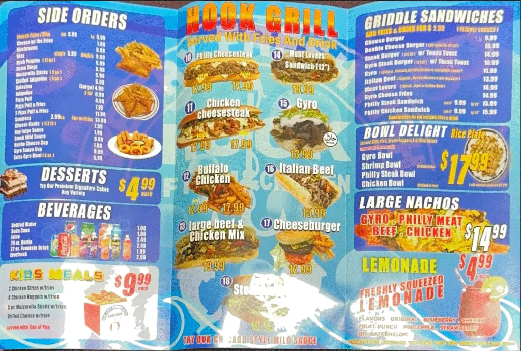 New Update: Hooks Fish and Chicken Menu 2025 2 Hooks Fish and Chicken Menu 2025